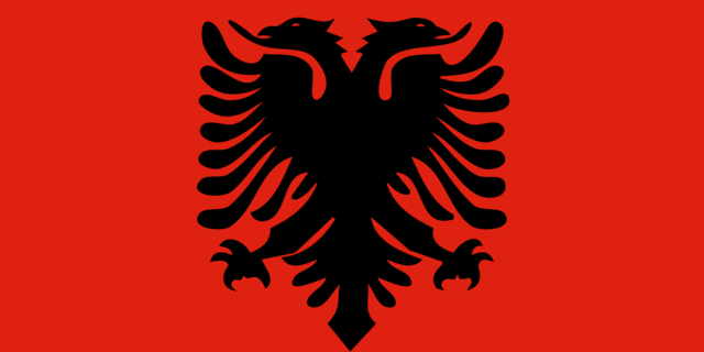 Flagge Albanien