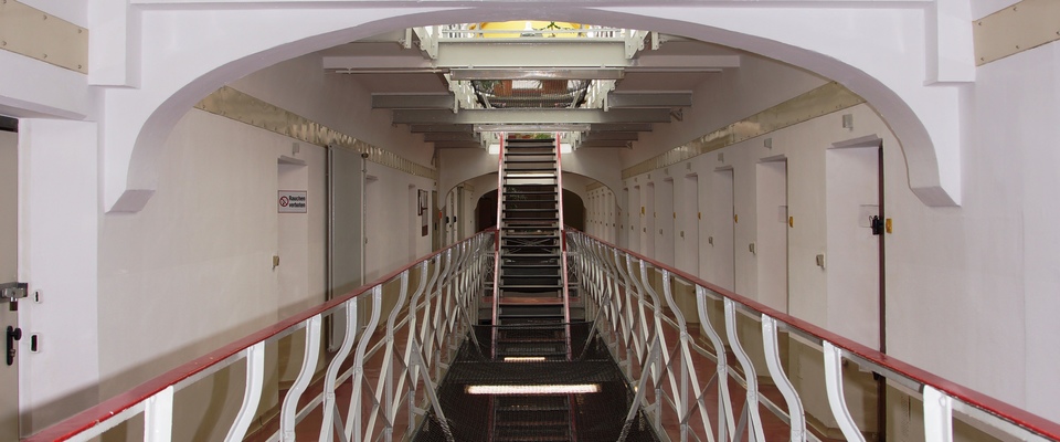 Treppenhaus des Hafthauses