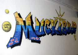 Wandschriftzug Mucki